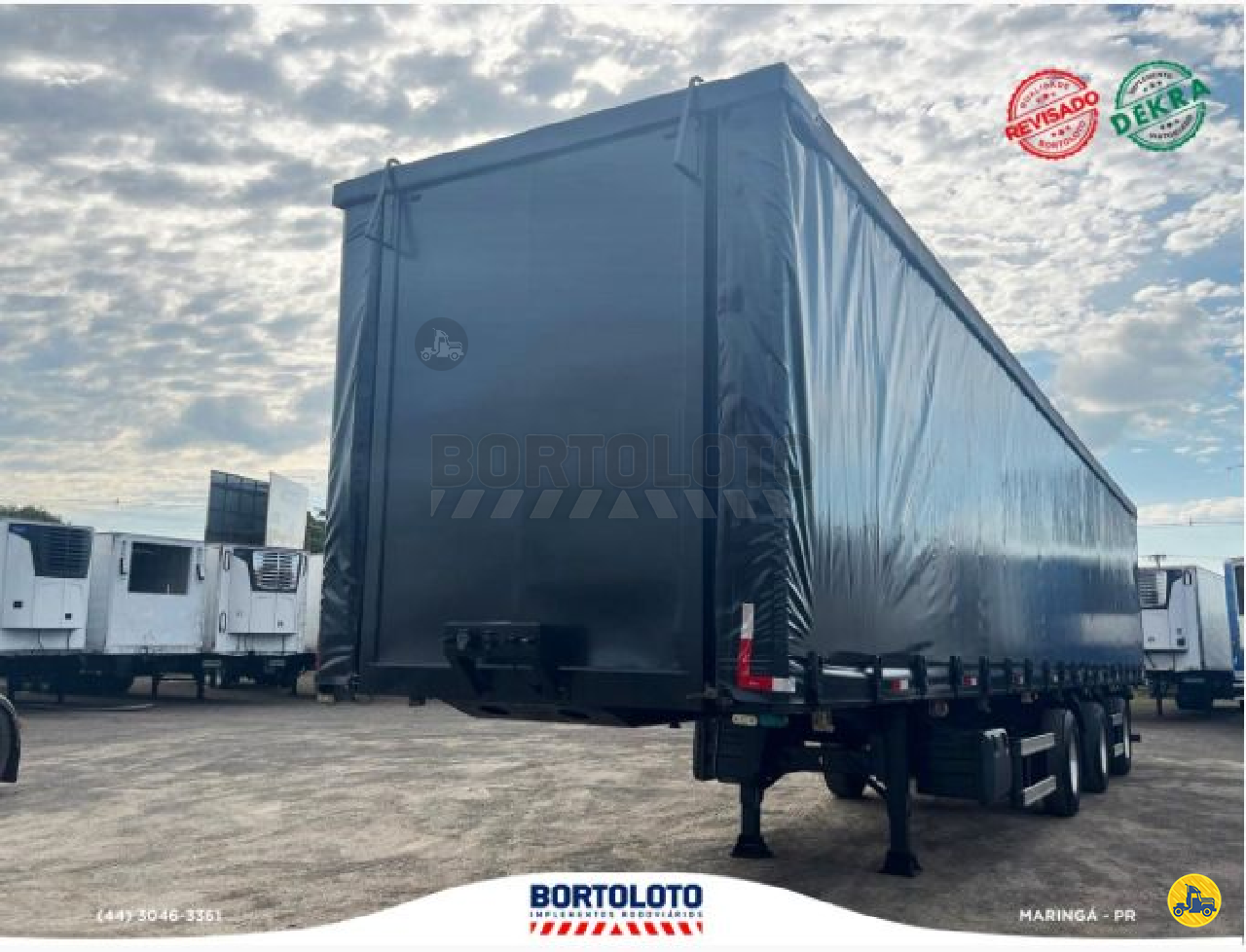 CARRETA SEMI-REBOQUE BAU SIDER Reta Bortoloto Implementos - Ibiporã MARINGA PARANÁ PR